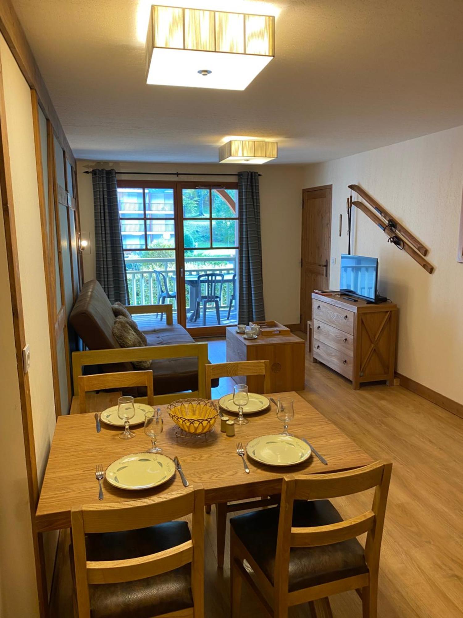 Appartement T2+Coin Nuit 6 Pers Residence De Cami Real Au Centre Du Village De Saint Lary Soulan Avec Piscine Interieure+ Sauna Et Hammam מראה חיצוני תמונה