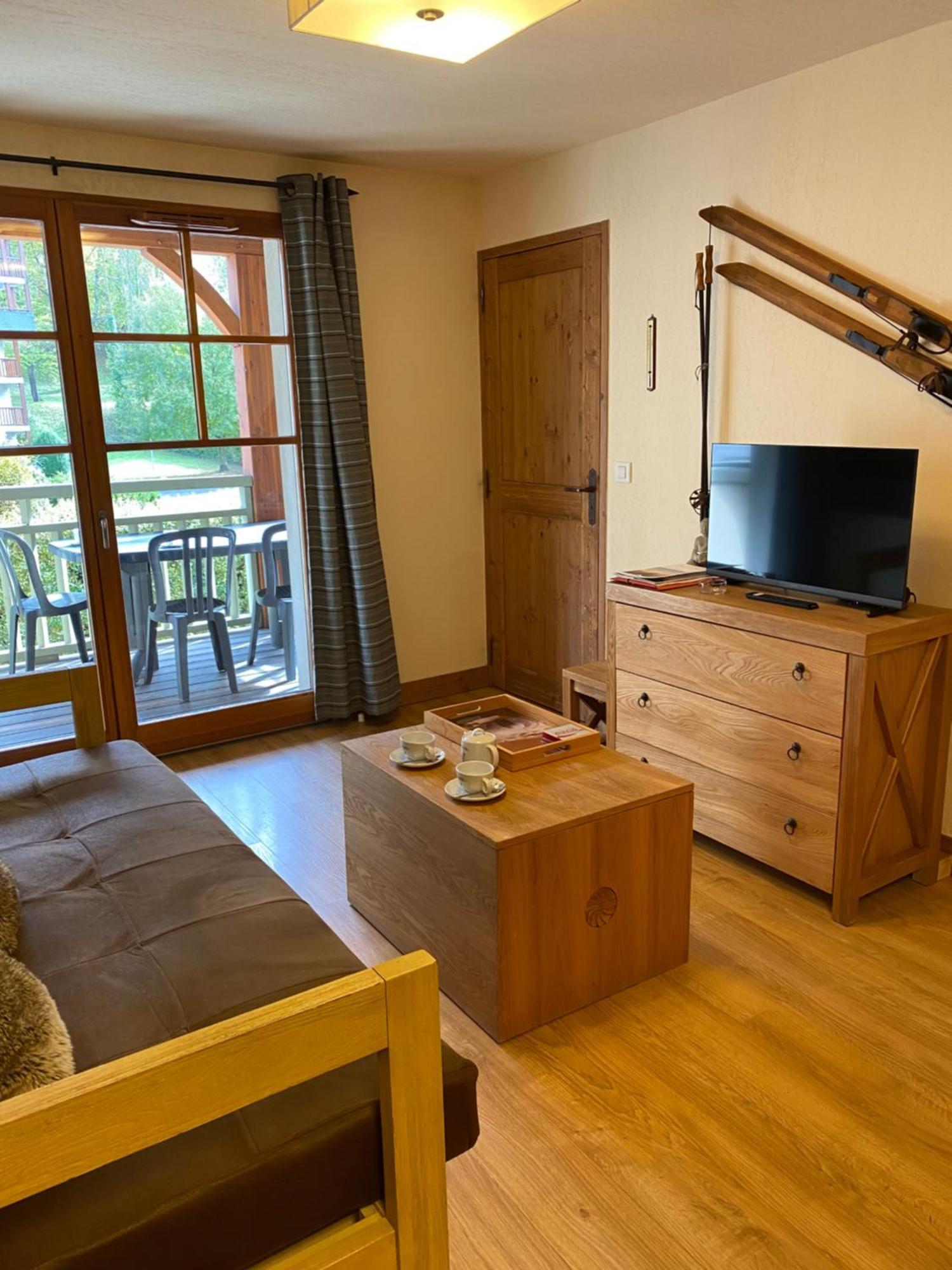 Appartement T2+Coin Nuit 6 Pers Residence De Cami Real Au Centre Du Village De Saint Lary Soulan Avec Piscine Interieure+ Sauna Et Hammam מראה חיצוני תמונה